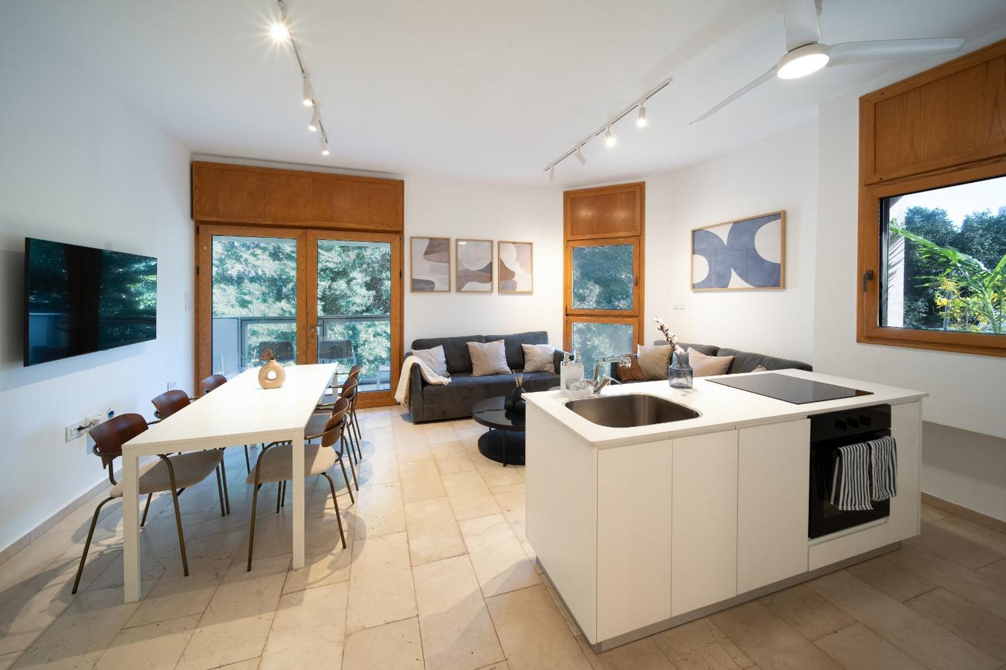 Meir Dizengoff Residence With Shelter تل أبيب الغرفة الصورة